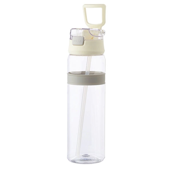 28 Oz. Plastic Water Bottle With Easy Carry Loop Handle - 28 Oz. Plastic Water Bottle With Easy Carry Loop Handle - Image 3 of 4