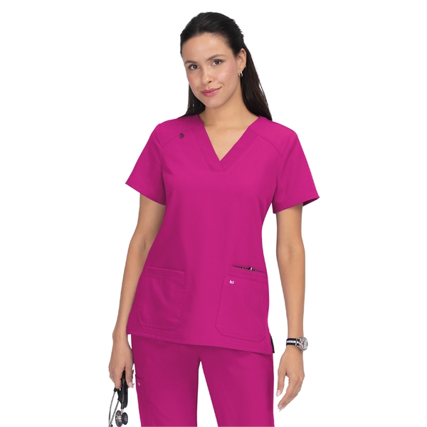 koi - Next Gen - Women's Three-Pocket Wide V-Neck Stretch... - koi - Next Gen - Women's Three-Pocket Wide V-Neck Stretch... - Image 0 of 45