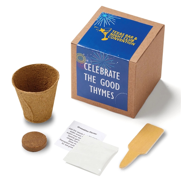 Inspirational Celebrate Good Thymes Growable Planter Kit - Inspirational Celebrate Good Thymes Growable Planter Kit - Image 0 of 1