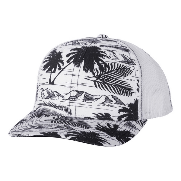 Richardson 112P Patterned Snapback Trucker Cap - Richardson 112P Patterned Snapback Trucker Cap - Image 0 of 0