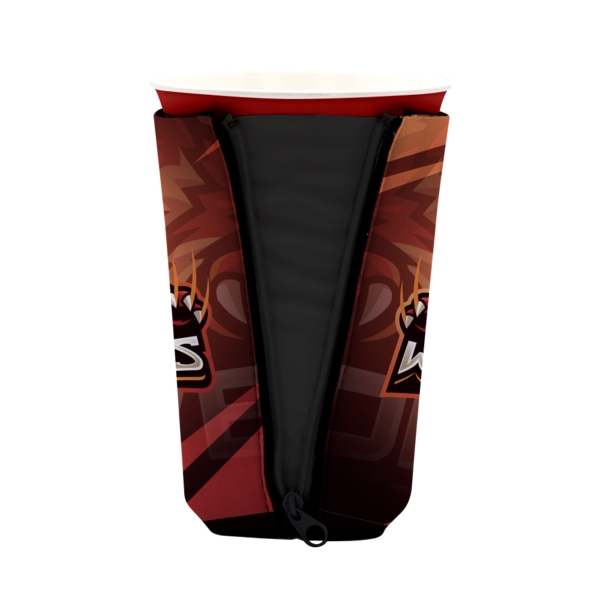 ZipSip® Tall Magnetic Dye-Sublimated Can Cooler - ZipSip® Tall Magnetic Dye-Sublimated Can Cooler - Image 2 of 2