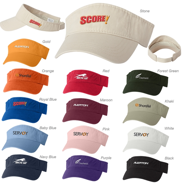 Valucap VC500 Bio-Washed Visor - Valucap VC500 Bio-Washed Visor - Image 0 of 47