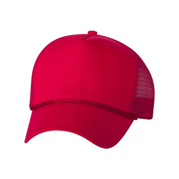 Valucap 8804H Five-Panel Trucker Cap - Valucap 8804H Five-Panel Trucker Cap - Image 11 of 18