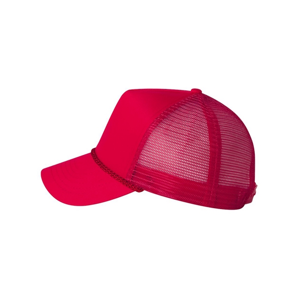 Valucap 8804H Five-Panel Trucker Cap - Valucap 8804H Five-Panel Trucker Cap - Image 6 of 18