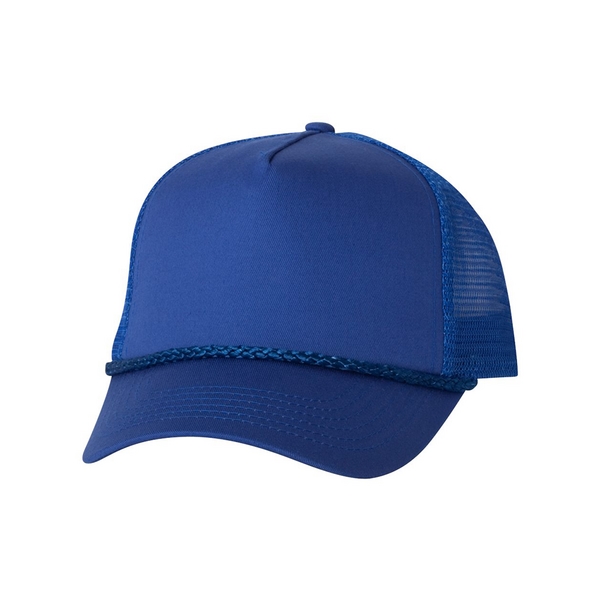 Valucap 8804H Five-Panel Trucker Cap - Valucap 8804H Five-Panel Trucker Cap - Image 9 of 18