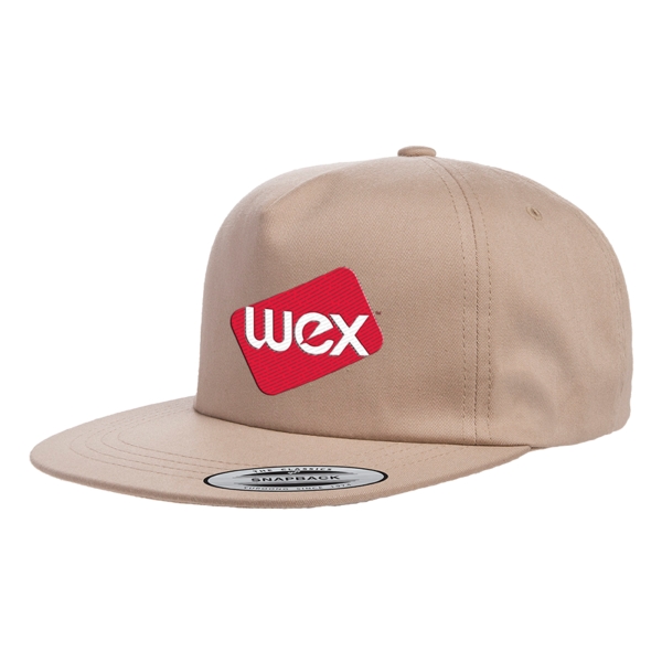 Yupoong 6502 Unstructured Five-Panel Snapback Cap - Yupoong 6502 Unstructured Five-Panel Snapback Cap - Image 2 of 7