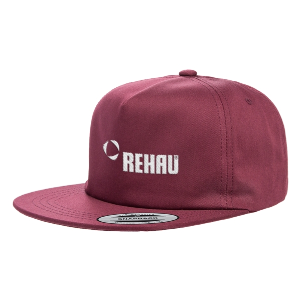 Yupoong 6502 Unstructured Five-Panel Snapback Cap - Yupoong 6502 Unstructured Five-Panel Snapback Cap - Image 1 of 7