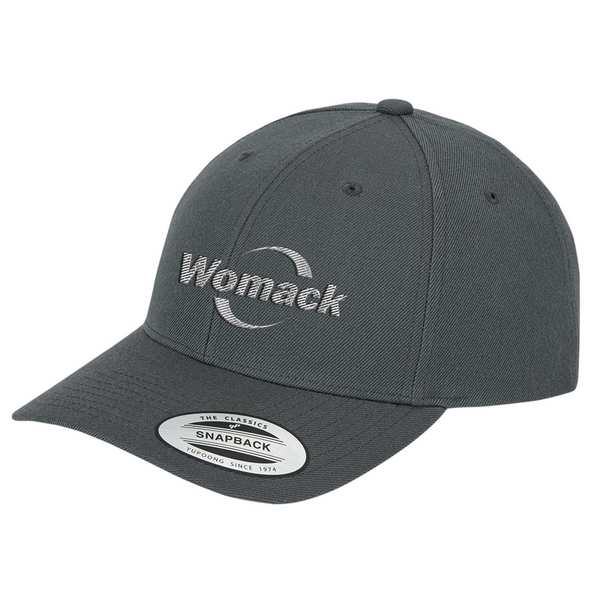 Yupoong Premium Curved Visor Snapback Cap - Yupoong Premium Curved Visor Snapback Cap - Image 3 of 8