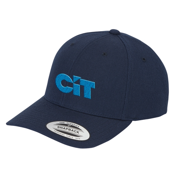 Yupoong Premium Curved Visor Snapback Cap - Yupoong Premium Curved Visor Snapback Cap - Image 2 of 8