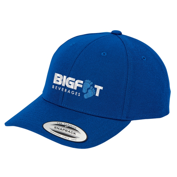 Yupoong Premium Curved Visor Snapback Cap - Yupoong Premium Curved Visor Snapback Cap - Image 8 of 8
