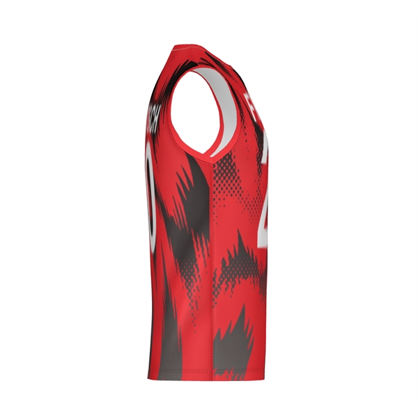 150GSM Mesh Jersey Crew Neck Sleeveless (Full Dye Sublimatio - 150GSM Mesh Jersey Crew Neck Sleeveless (Full Dye Sublimatio - Image 3 of 4