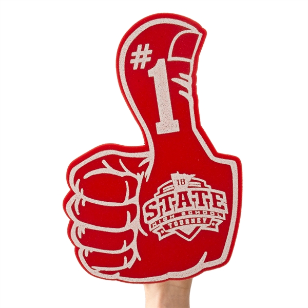 Big Thumbs Up 15" Foam Hand Mitt B - Big Thumbs Up 15" Foam Hand Mitt B - Image 1 of 1