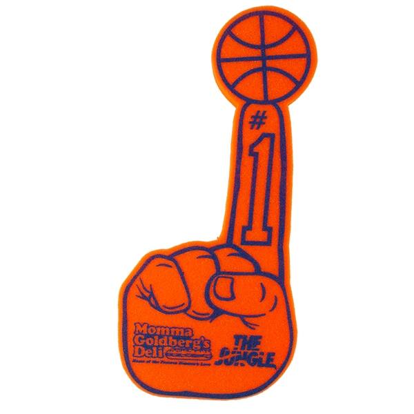 18" Classic #1 Foam Finger With Ball - 18" Classic #1 Foam Finger With Ball - Image 1 of 1