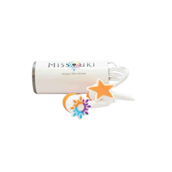 PVC Tube Packed Earbuds - PVC Tube Packed Earbuds - Image 0 of 4