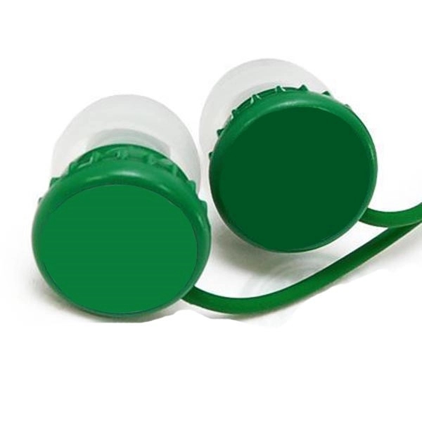 Bottle Cap Shaped Tube Earbuds - Bottle Cap Shaped Tube Earbuds - Image 0 of 4