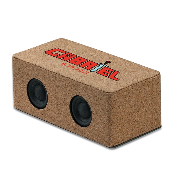 Milhouse Cork Eco-Friendly Speaker and Wireless Charger - Milhouse Cork Eco-Friendly Speaker and Wireless Charger - Image 1 of 1