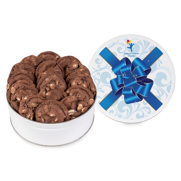 Custom Fresh Beginnings Chocolate Double Chip Cookie Tin