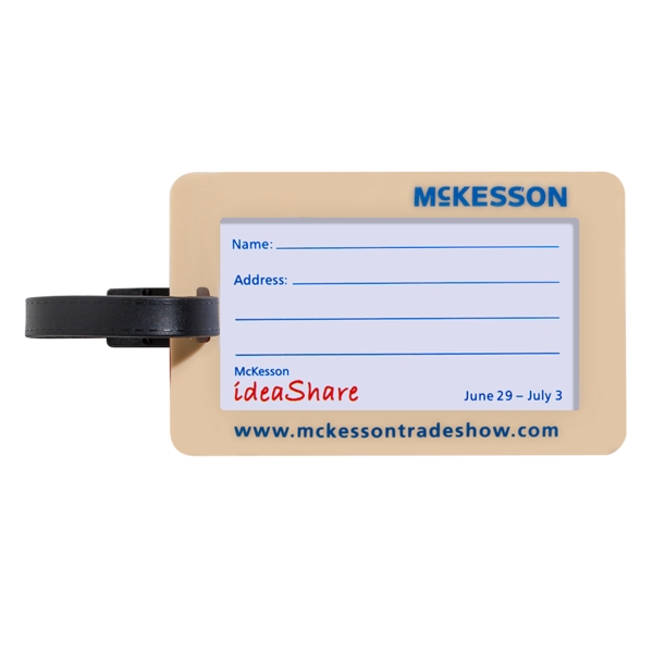 Custom 2-D Luggage Tag - Custom 2-D Luggage Tag - Image 1 of 1