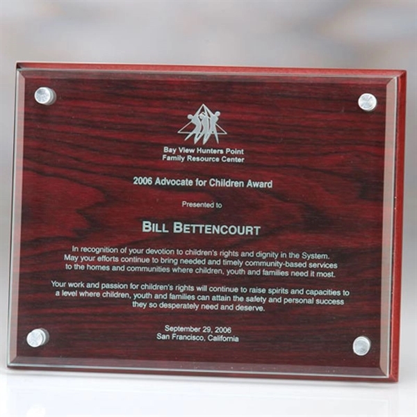 Plaque with Wooden Back 9" - Plaque with Wooden Back 9" - Image 0 of 0