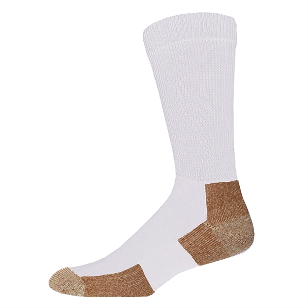 Copper Non-Binding Crew Socks with Oversized DTF - Copper Non-Binding Crew Socks with Oversized DTF - Image 2 of 5