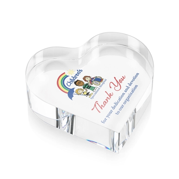 Kashmir Heart VividPrint™ Paperweight - Kashmir Heart VividPrint™ Paperweight - Image 1 of 3