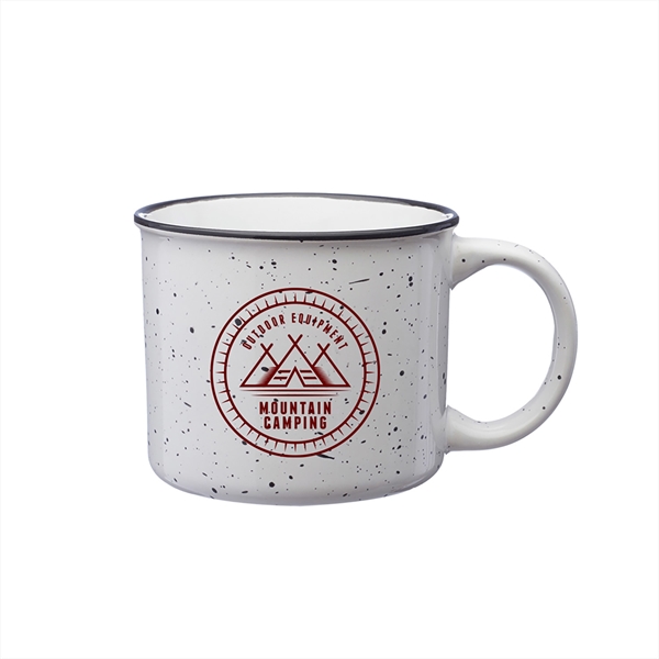 13 oz. Happy Camper Ceramic Coffee Mug w/ 1 Color Imprint - 13 oz. Happy Camper Ceramic Coffee Mug w/ 1 Color Imprint - Image 10 of 18