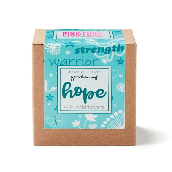 Teal Garden of Hope Seed Planter Kit in Kraft Box - Teal Garden of Hope Seed Planter Kit in Kraft Box - Image 1 of 1