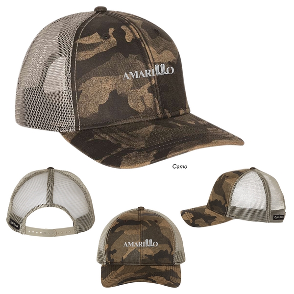 Dri Duck Covert Trucker Cap Camo