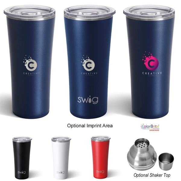 22 Oz. Swig Life Stainless Steel Tumbler - 22 Oz. Swig Life Stainless Steel Tumbler - Image 0 of 12