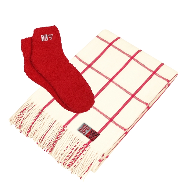 Charleston Throw & Fuzzy Socks Set - Charleston Throw & Fuzzy Socks Set - Image 0 of 6