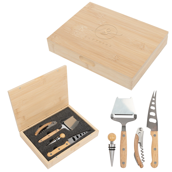 Perfect Pairing Wine & Cheese Knife Set - Perfect Pairing Wine & Cheese Knife Set - Image 0 of 2