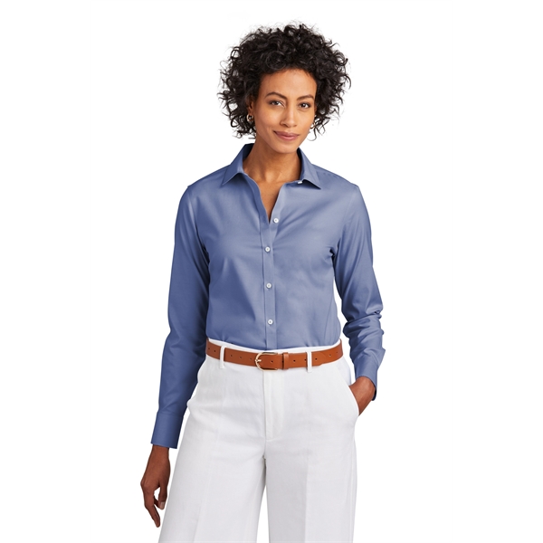 Brooks Brothers Women's Wrinkle-Free Stretch Pinpoint Shirt - Brooks Brothers Women's Wrinkle-Free Stretch Pinpoint Shirt - Image 0 of 19