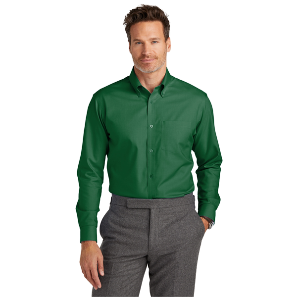 Brooks Brothers Wrinkle-Free Stretch Nailhead Shirt - Brooks Brothers Wrinkle-Free Stretch Nailhead Shirt - Image 0 of 29