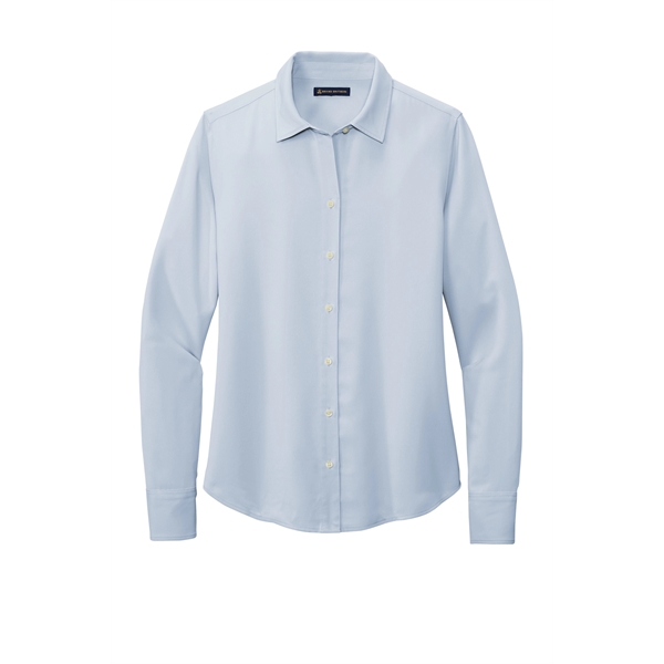 Brooks Brothers Women's Full-Button Satin Blouse - Brooks Brothers Women's Full-Button Satin Blouse - Image 15 of 19