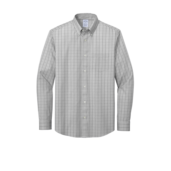 Brooks Brothers Wrinkle-Free Stretch Patterned Shirt - Brooks Brothers Wrinkle-Free Stretch Patterned Shirt - Image 9 of 9