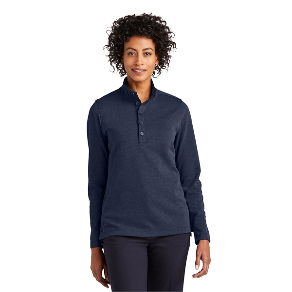Brooks Brothers Women's Mid-Layer Stretch 1/2-Button - Brooks Brothers Women's Mid-Layer Stretch 1/2-Button - Image 11 of 14