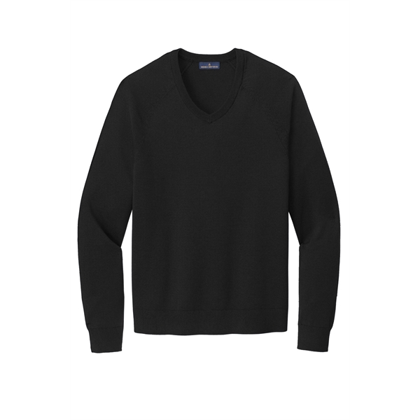 Brooks Brothers Cotton Stretch V-Neck Sweater - Brooks Brothers Cotton Stretch V-Neck Sweater - Image 10 of 14