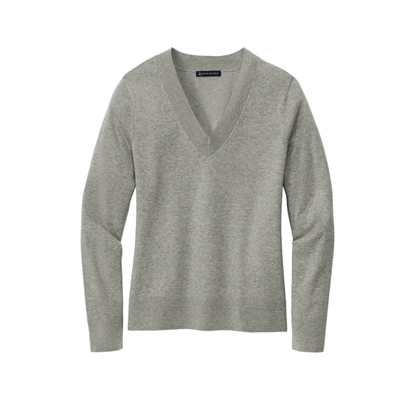 Brooks Brothers Women's Cotton Stretch V-Neck Sweater - Brooks Brothers Women's Cotton Stretch V-Neck Sweater - Image 15 of 19