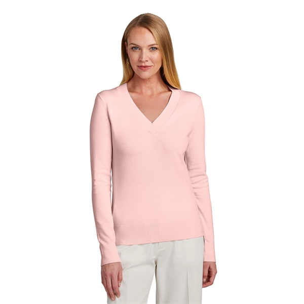 Brooks Brothers Women's Cotton Stretch V-Neck Sweater - Brooks Brothers Women's Cotton Stretch V-Neck Sweater - Image 18 of 19