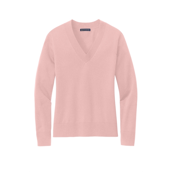 Brooks Brothers Women's Cotton Stretch V-Neck Sweater - Brooks Brothers Women's Cotton Stretch V-Neck Sweater - Image 19 of 19