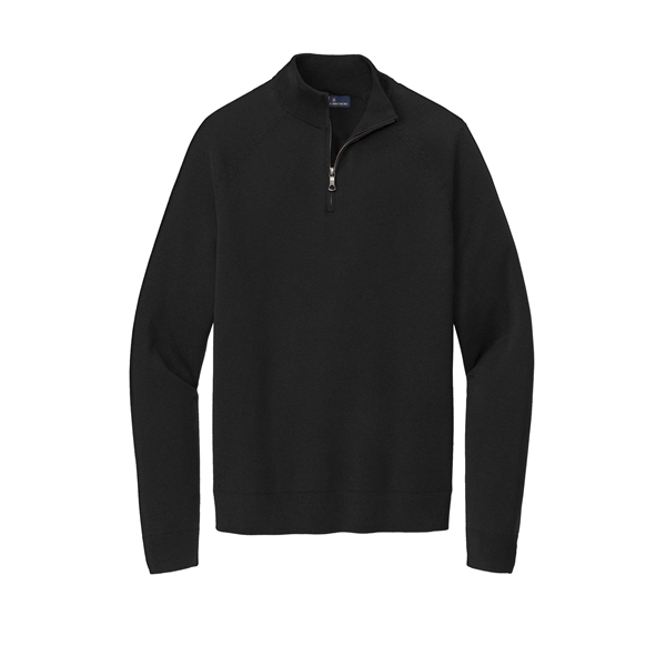 Brooks Brothers Cotton Stretch 1/4-Zip Sweater - Brooks Brothers Cotton Stretch 1/4-Zip Sweater - Image 15 of 19