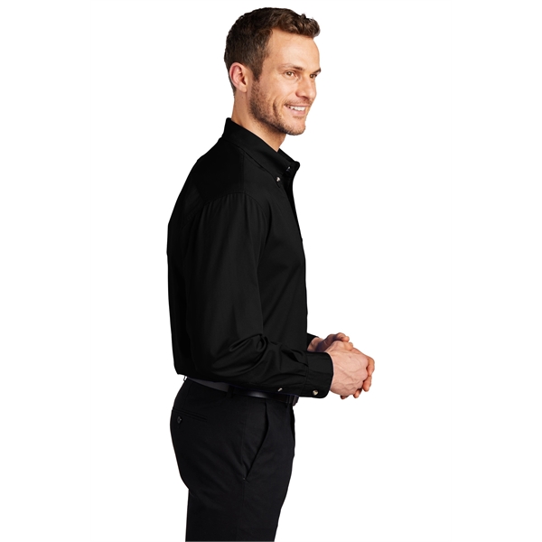 Port Authority Tall Long Sleeve Twill Shirt. - Port Authority Tall Long Sleeve Twill Shirt. - Image 27 of 39