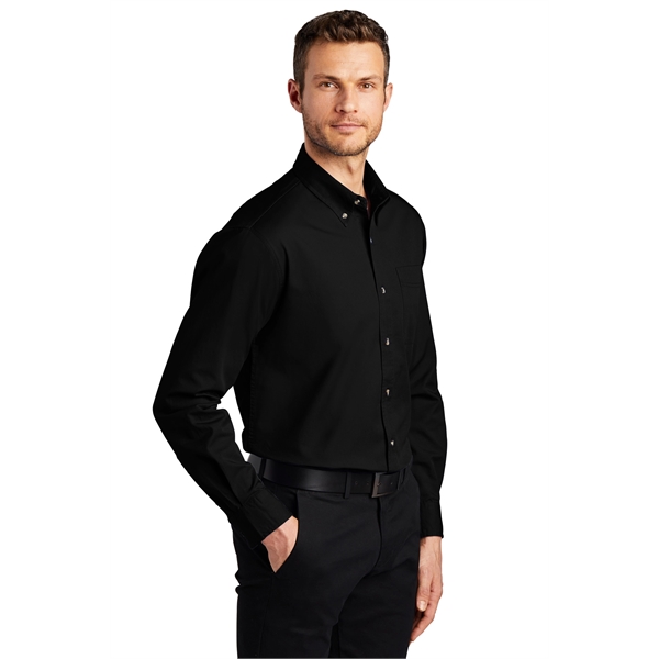 Port Authority Tall Long Sleeve Twill Shirt. - Port Authority Tall Long Sleeve Twill Shirt. - Image 28 of 39