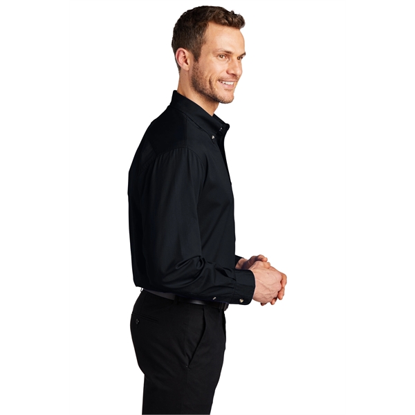 Port Authority Tall Long Sleeve Twill Shirt. - Port Authority Tall Long Sleeve Twill Shirt. - Image 29 of 39