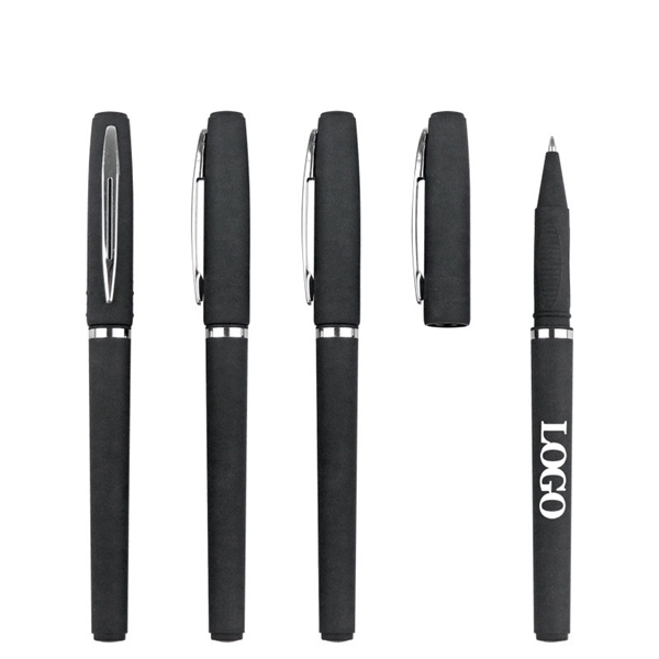 0.5mm Black Ink Roller Ballpoint Pen - 0.5mm Black Ink Roller Ballpoint Pen - Image 0 of 2