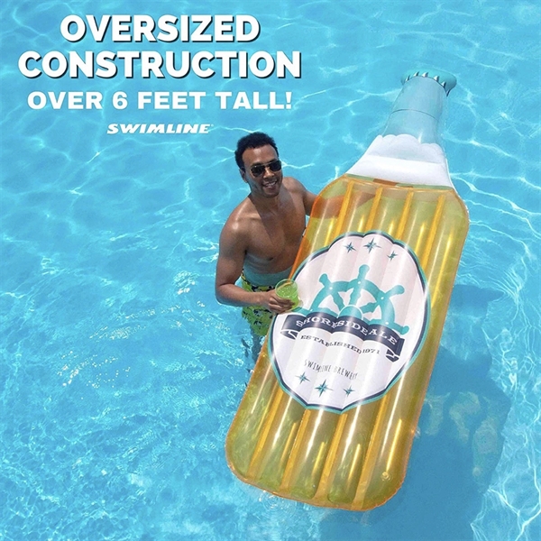 Custom PVC Bottle Shape Inflatable Pool Float - Custom PVC Bottle Shape Inflatable Pool Float - Image 2 of 9