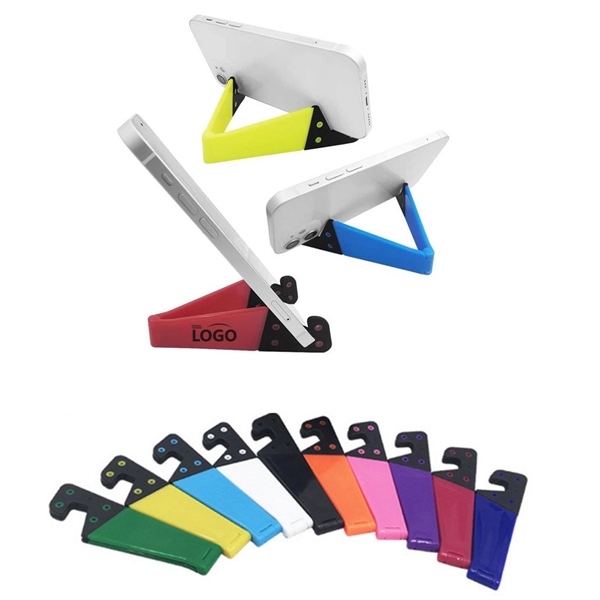V-Shape Folding Plastic Phone Holder - V-Shape Folding Plastic Phone Holder - Image 0 of 0