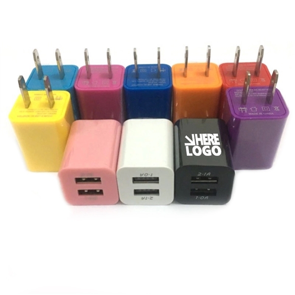 MOQ 50 2 Dual USB wall Charger Adapter - MOQ 50 2 Dual USB wall Charger Adapter - Image 0 of 0