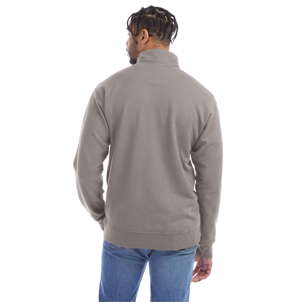 ComfortWash by Hanes Unisex Quarter-Zip Sweatshirt - ComfortWash by Hanes Unisex Quarter-Zip Sweatshirt - Image 8 of 29