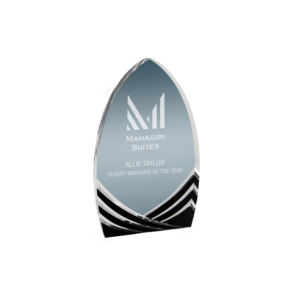 8" Black Cathedral Soaring Acrylic Award - 8" Black Cathedral Soaring Acrylic Award - Image 0 of 2